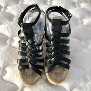 Rampage Bernadine Strappy Platform Wedge